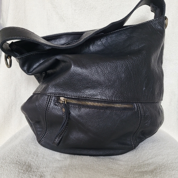 Italian Leather Hobo Bag - Picture 1 of 9